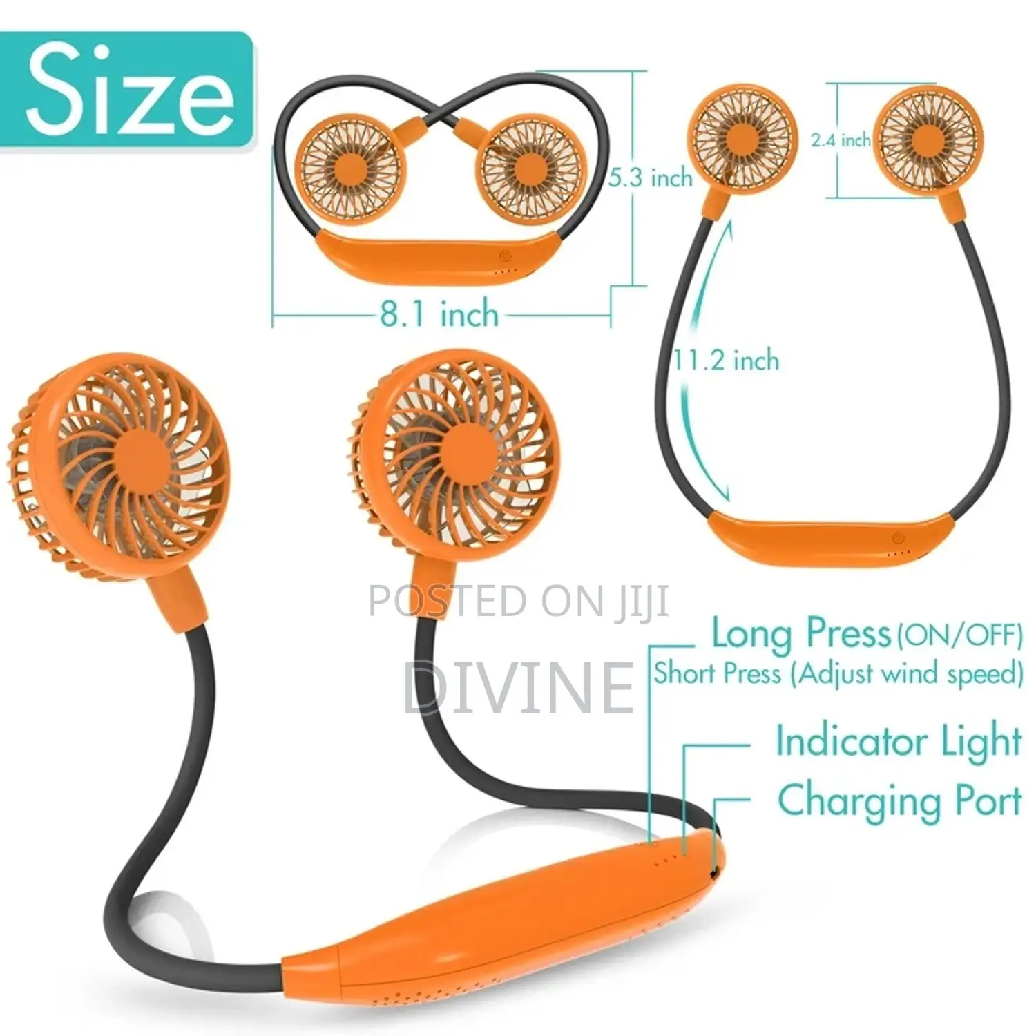 Neck Destop Mini Fan