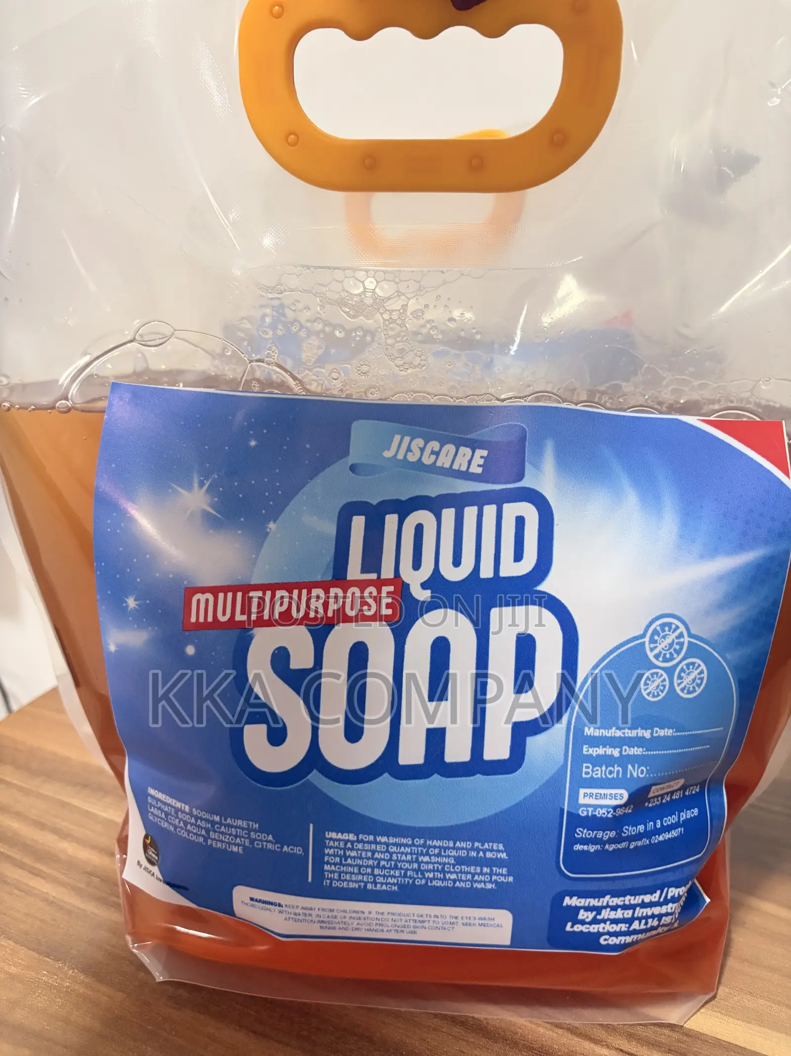 Jiscare Multipurpose Liquid Soap (5L)