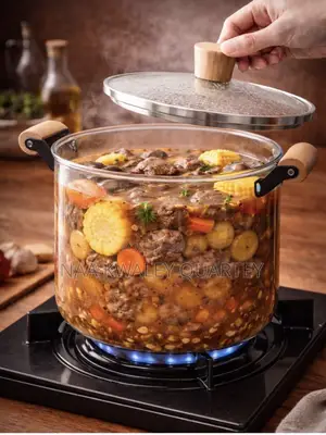 5.5L Glass Cooking Pot