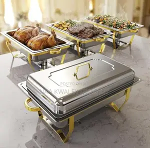Gold and Silver Chafing Dish