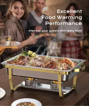Gold and Silver Chafing Dish