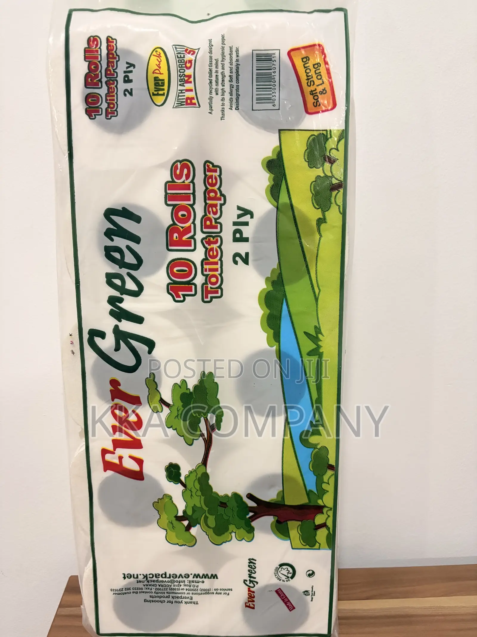 Ever Green Soft Toilet Rolls (7 Bundle)