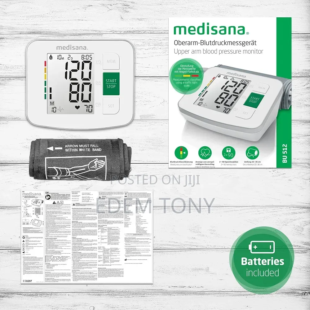 Medisana BU 512 Upper Arm Blood Pressure Monitor
