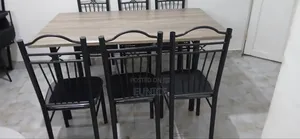 Durable Dinning Table With 6 Chairs