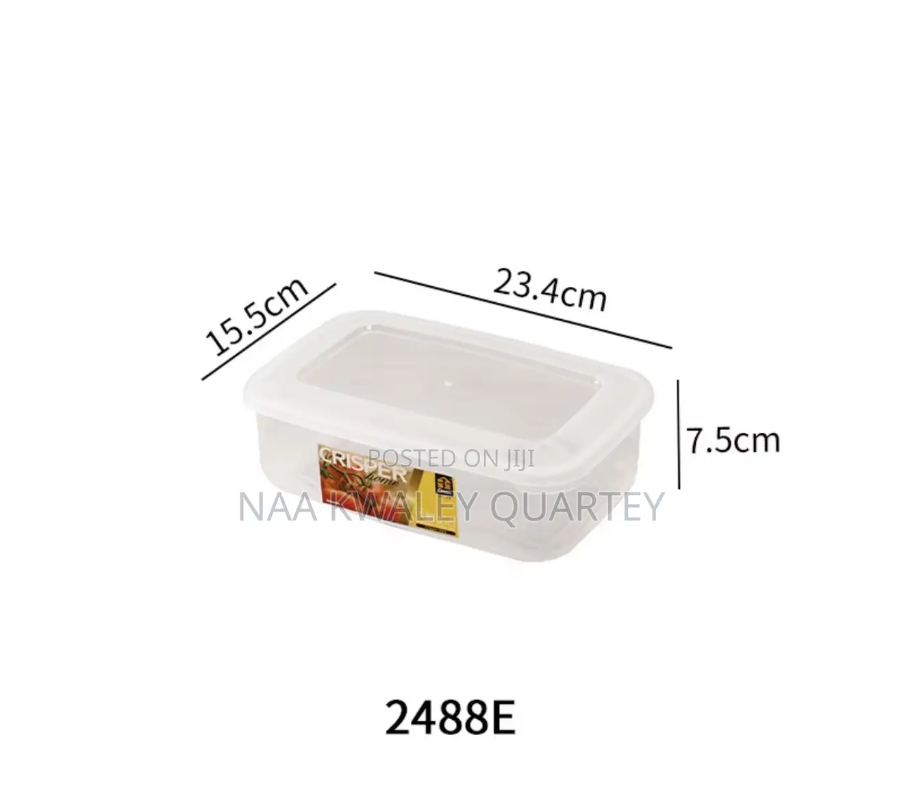 7pcs Crisper Plastic Food Containers