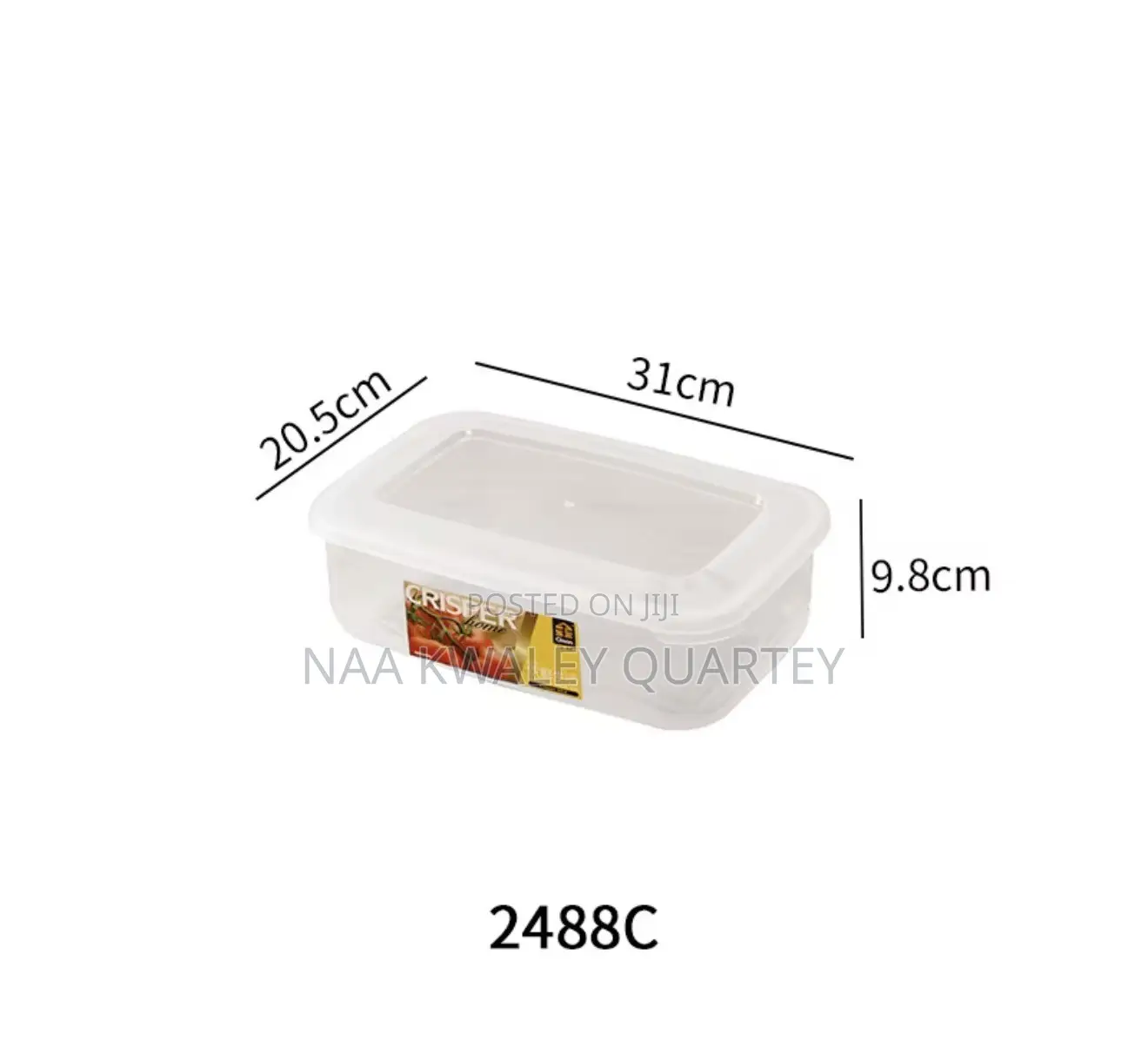 7pcs Crisper Plastic Food Containers