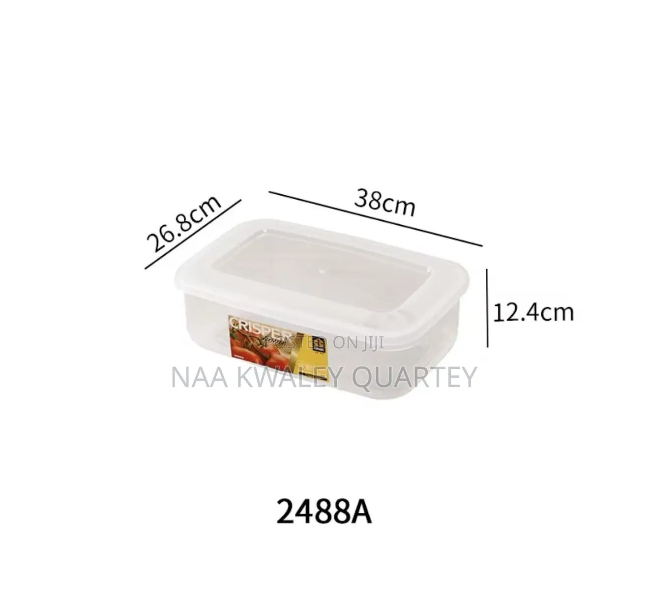 7pcs Crisper Plastic Food Containers