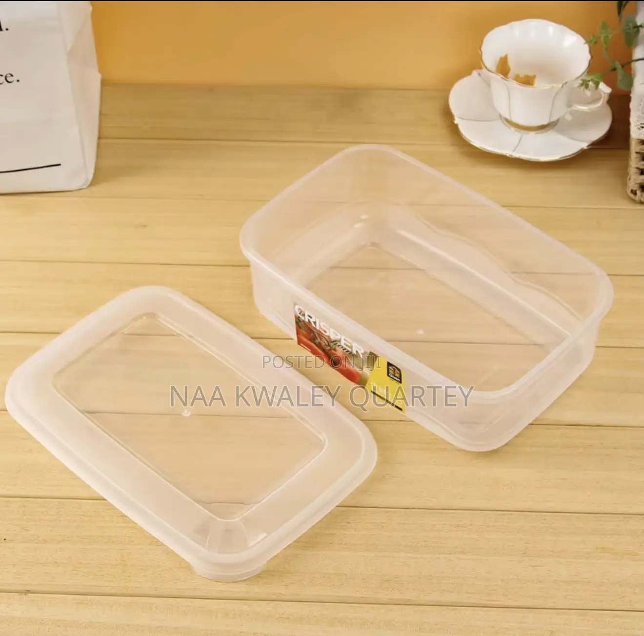 7pcs Crisper Plastic Food Containers