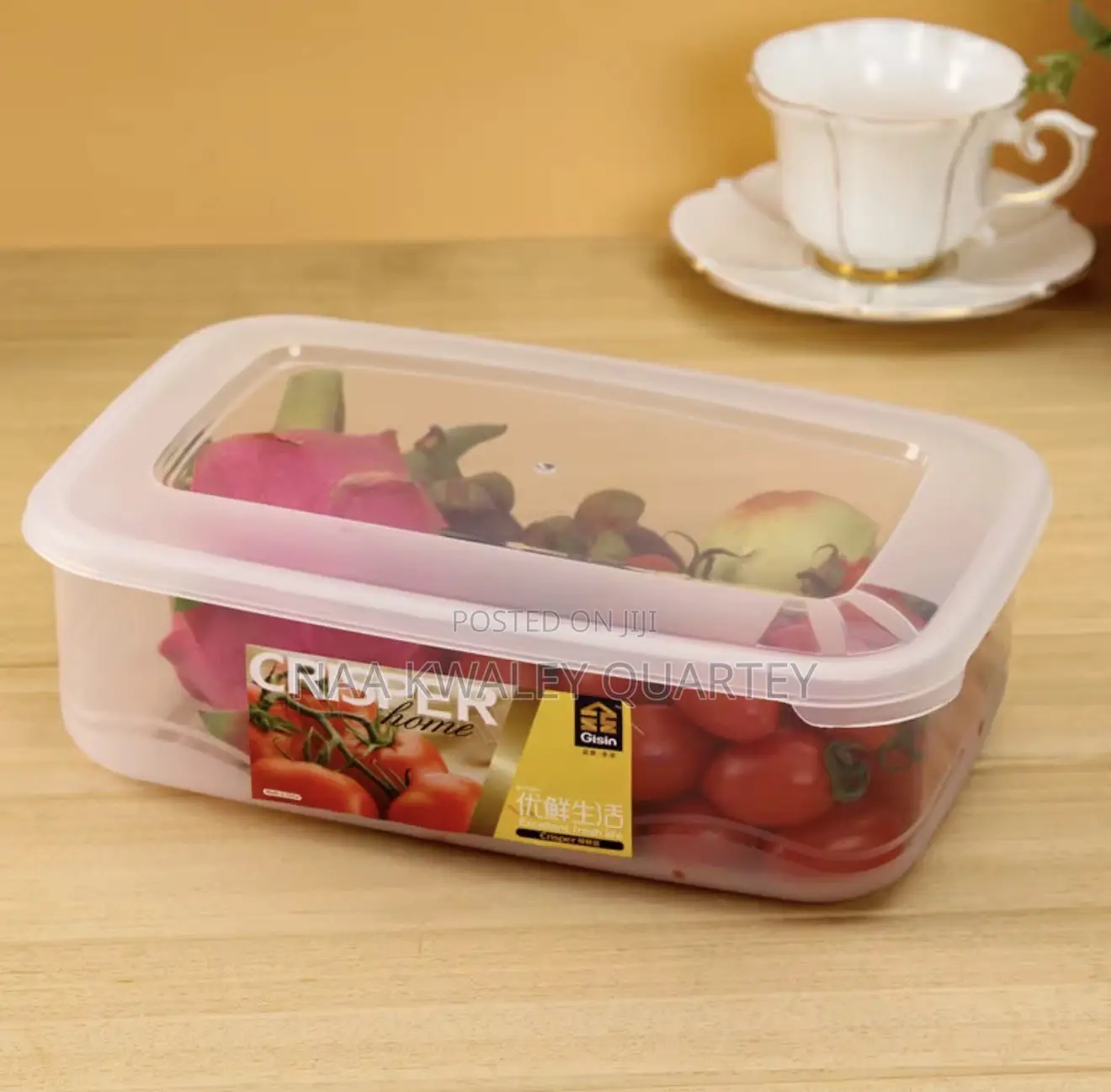7pcs Crisper Plastic Food Containers