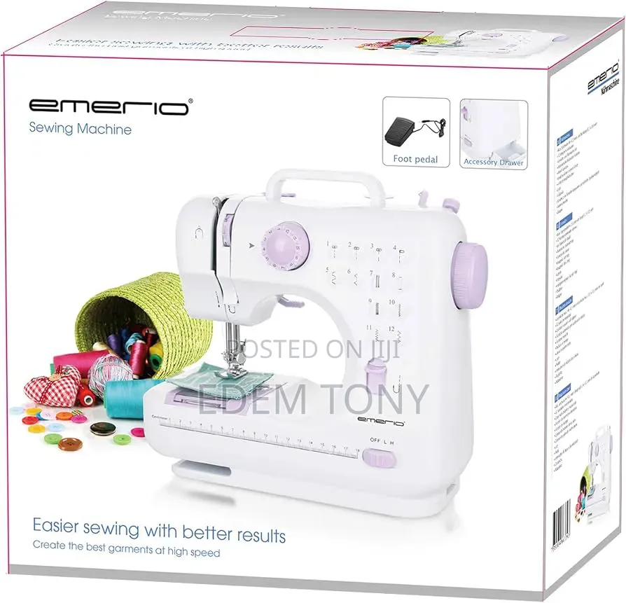 Emerio SEW-121820 Portable Sewing Machine for Kids & Beginners
