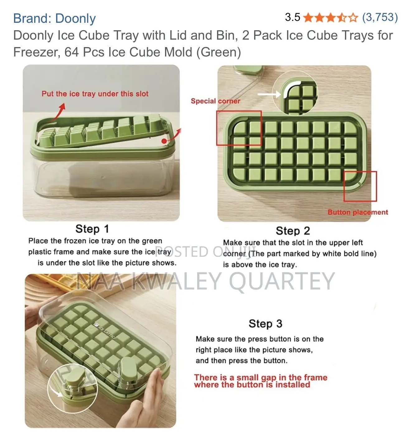 Ice Cubes Maker