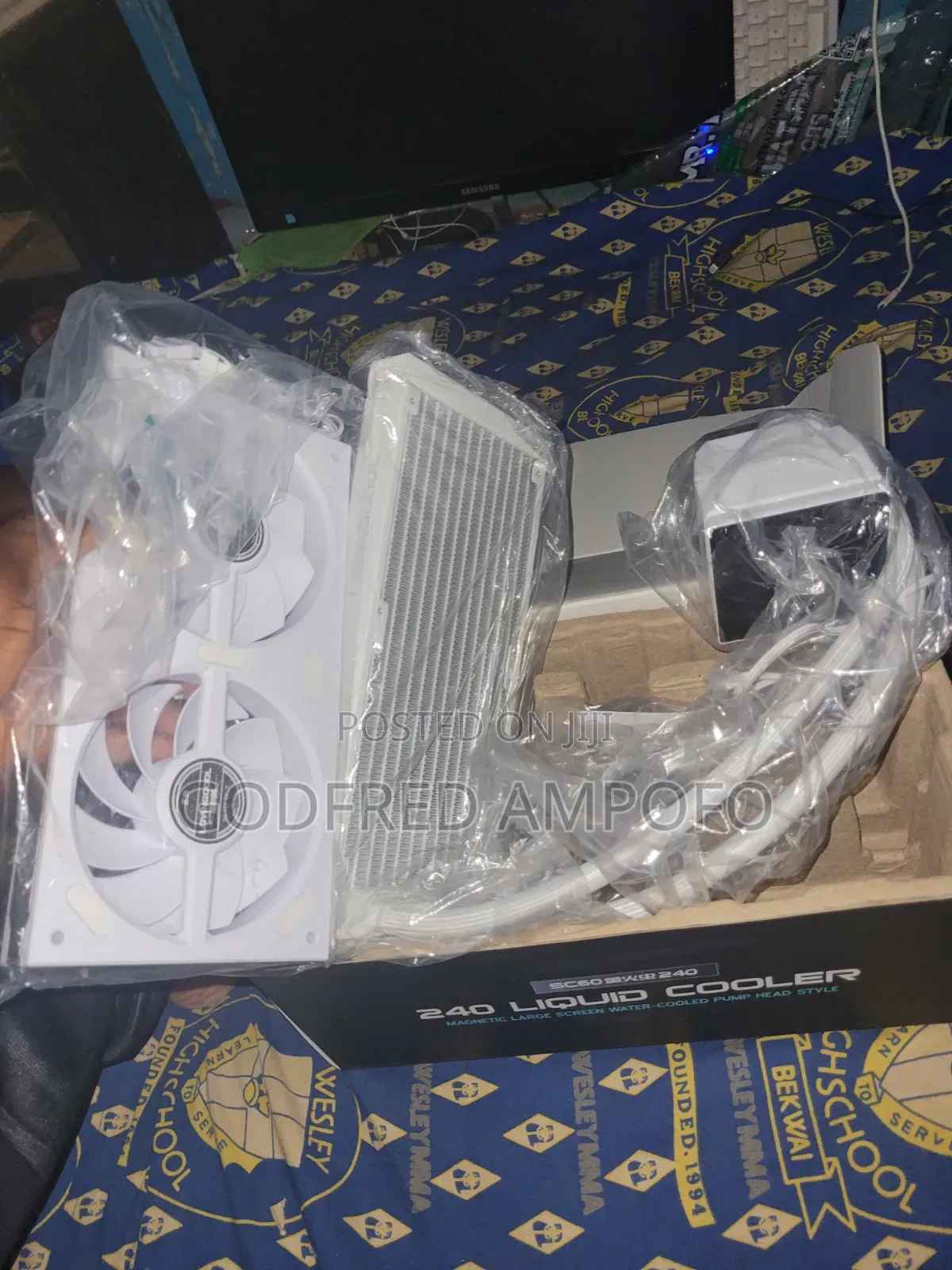 Water Cooler With Display Screen and ARGB Double Fan