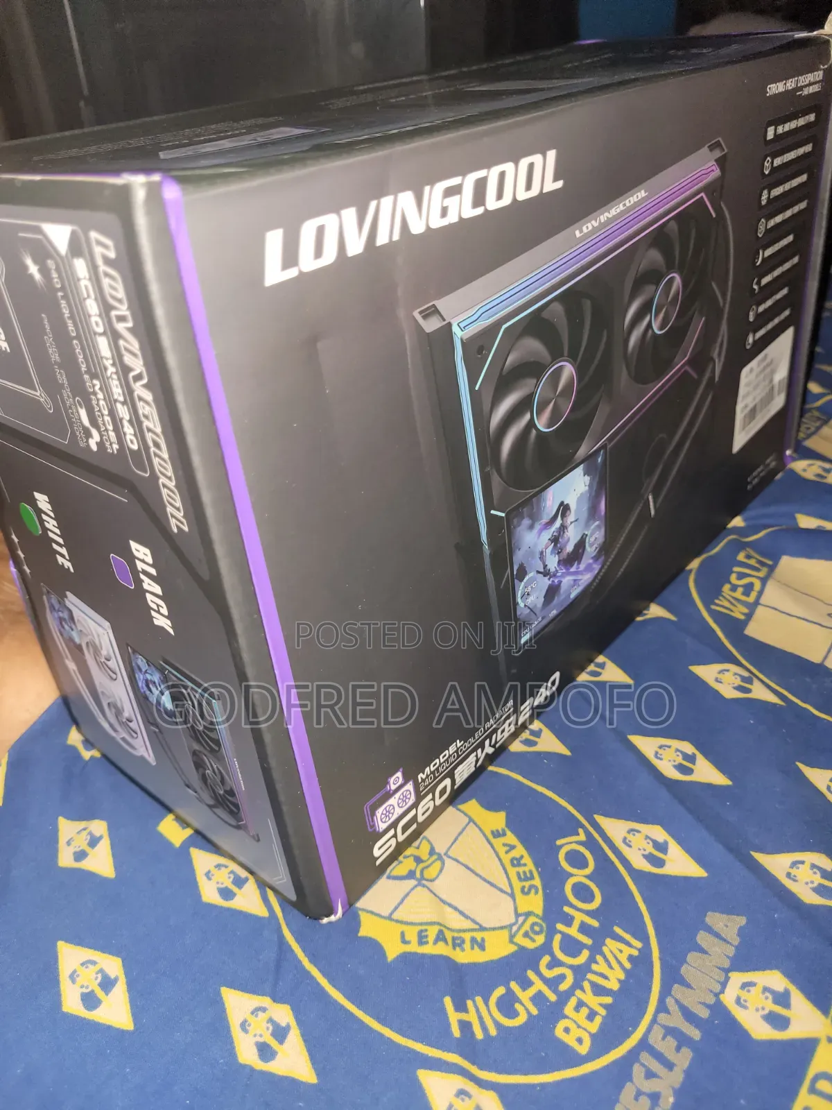 Water Cooler With Display Screen and ARGB Double Fan
