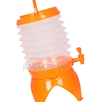 Orange and White Juice or Water Dispenser