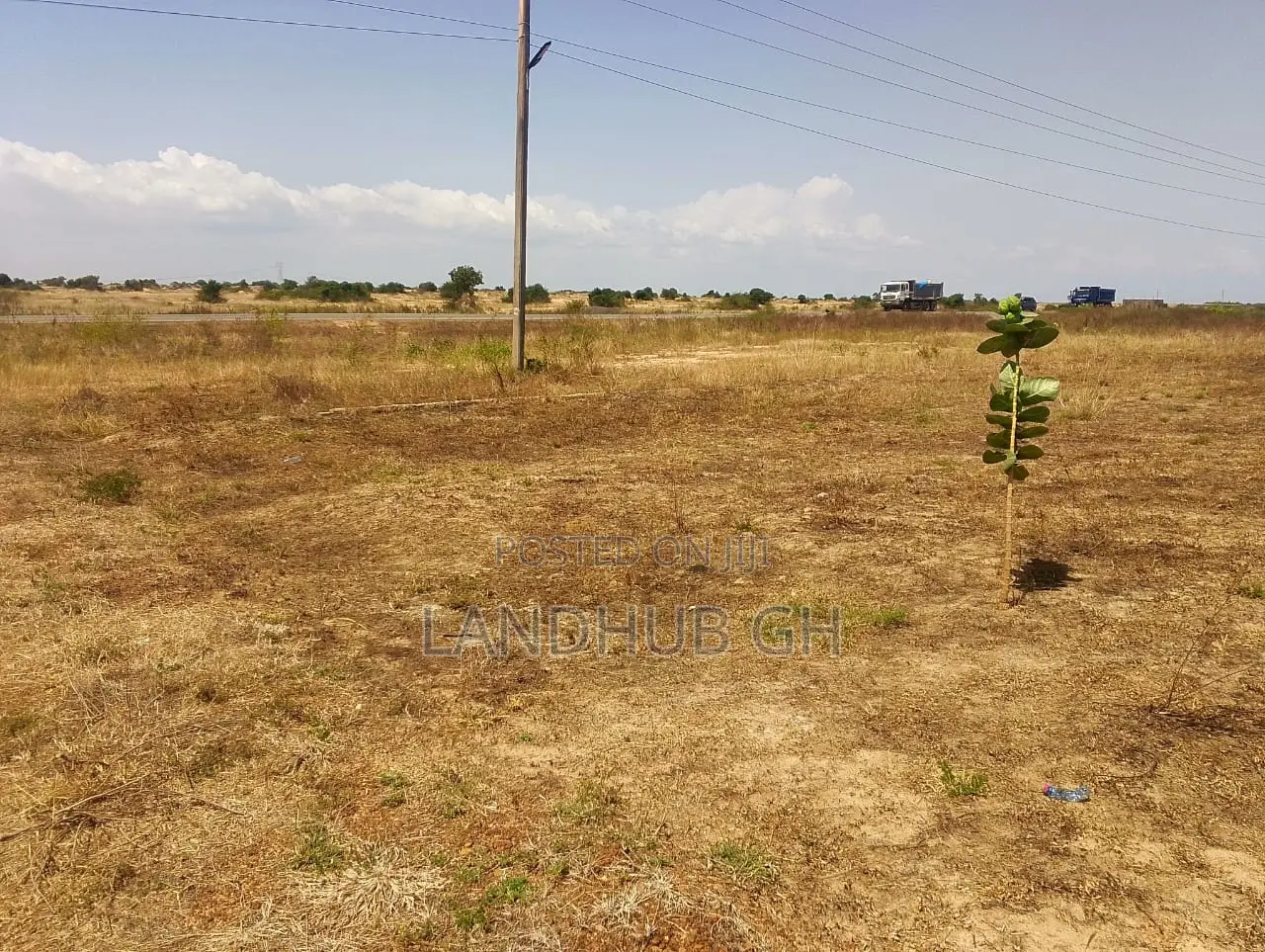 Land by Roadside.100 Acres.Titled.Developed Area(Tsopoli)