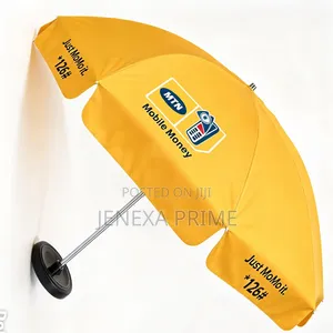 Yellow and Blue Extra Large Outdoor Umbrella for Sale