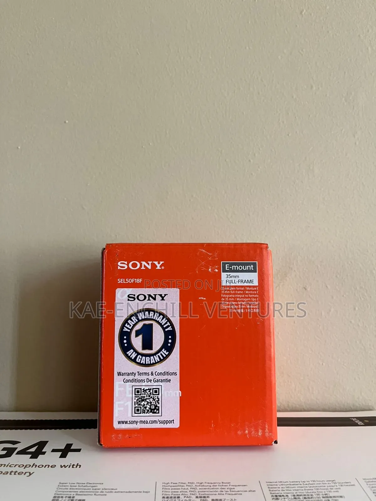 Sony Sel F50 F18 E-Mount
