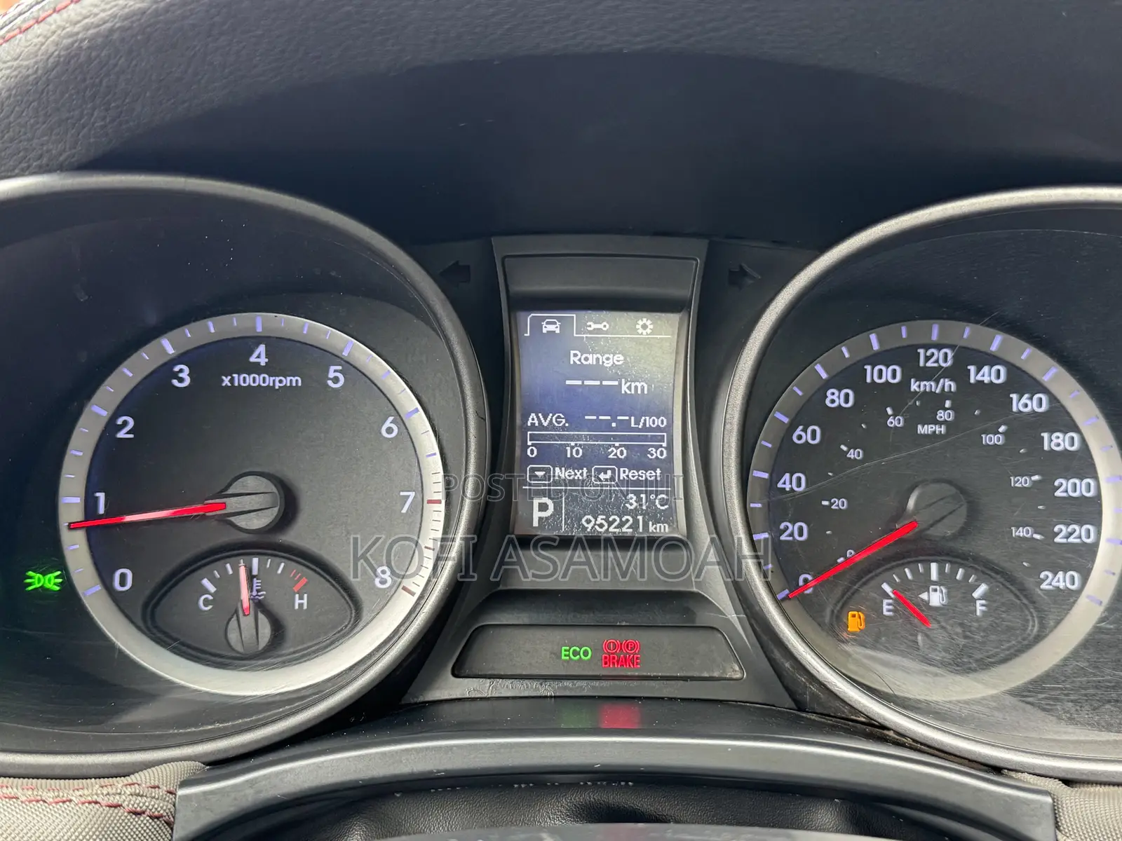 Hyundai Santa Fe 2013 Green