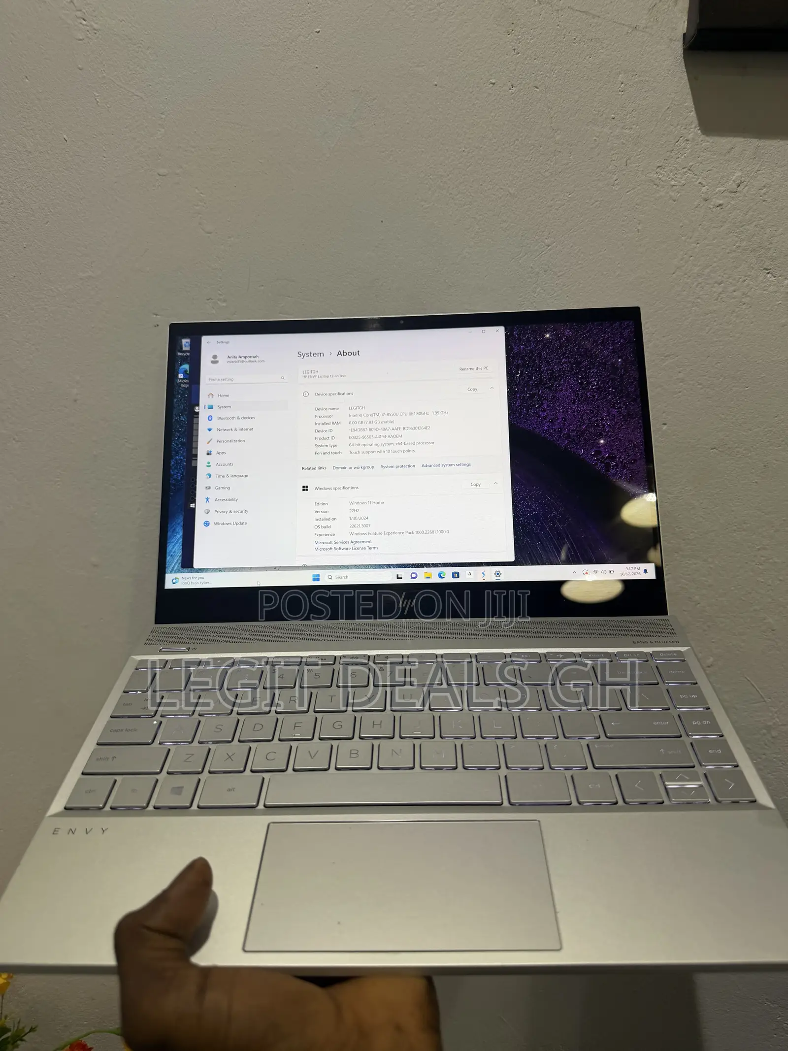 Laptop HP Envy 14t 8GB Intel Core i7 SSD 256GB