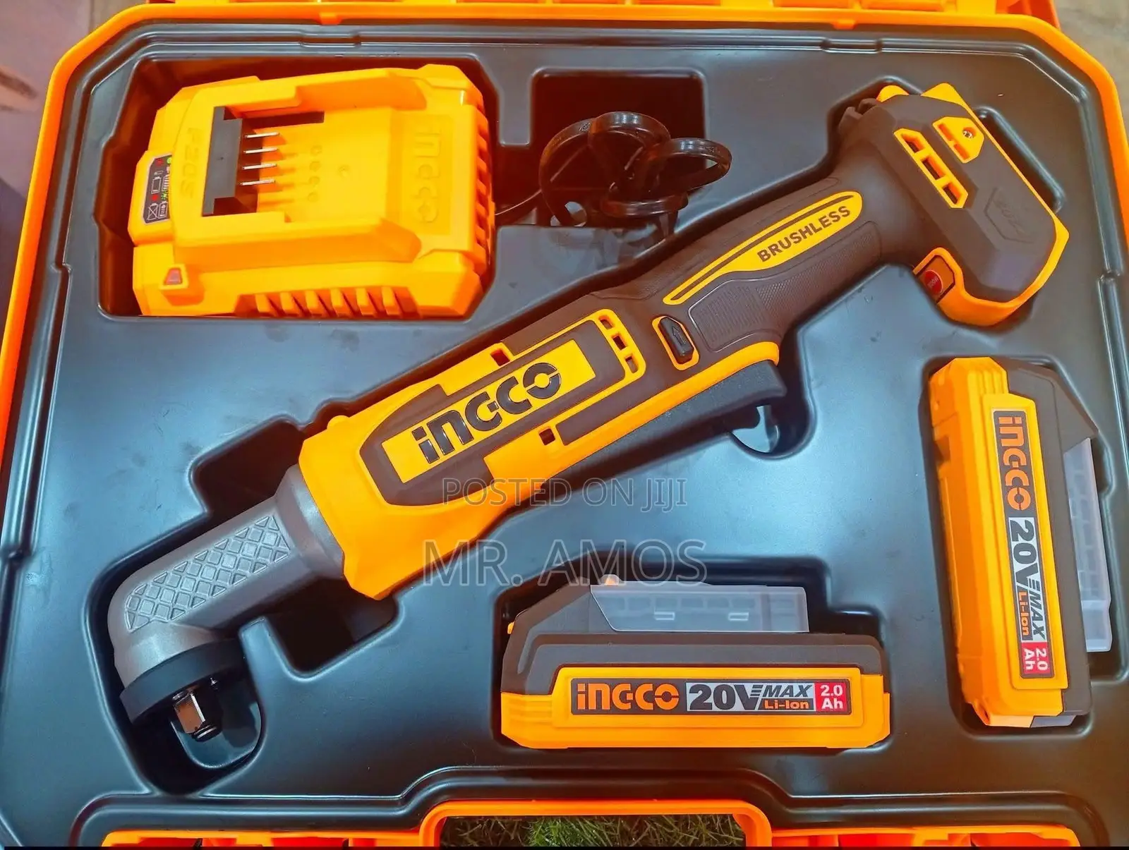 80Nm Cordless Angle Impact Wrench With 3/8” Square Drive - CAIWLI208