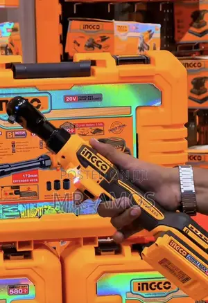 65Nm Square Drive Cordless Ratchet Wrench With Free Sockets-Cdrli20652