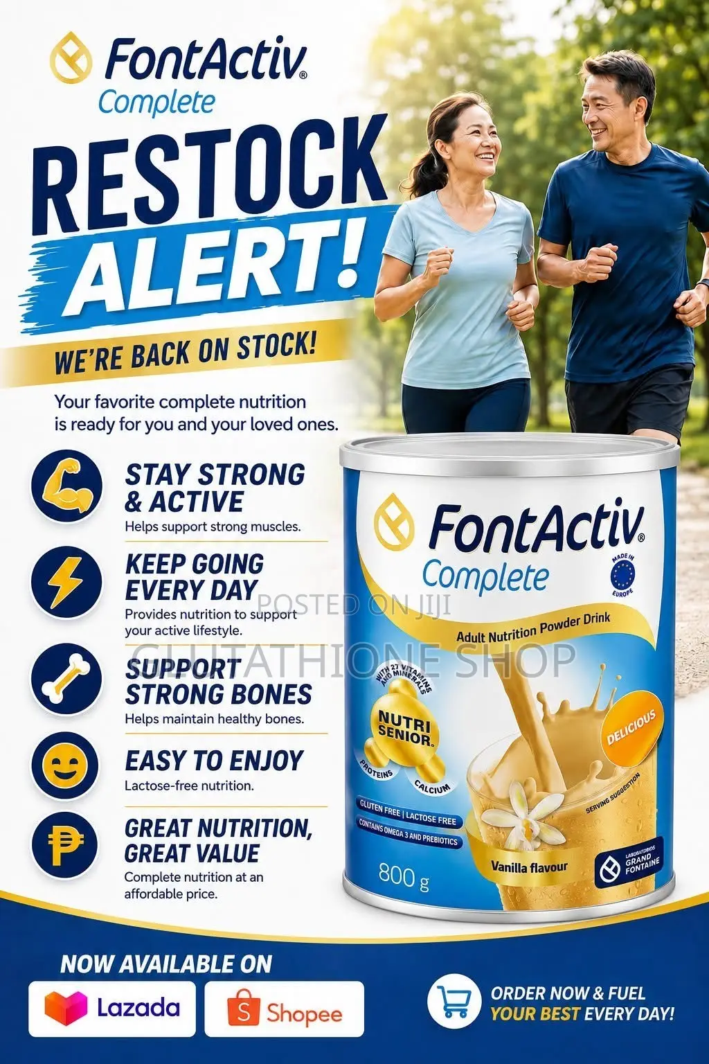FontActiv Complete: A High-Energy, High-Protein Powdered Milk