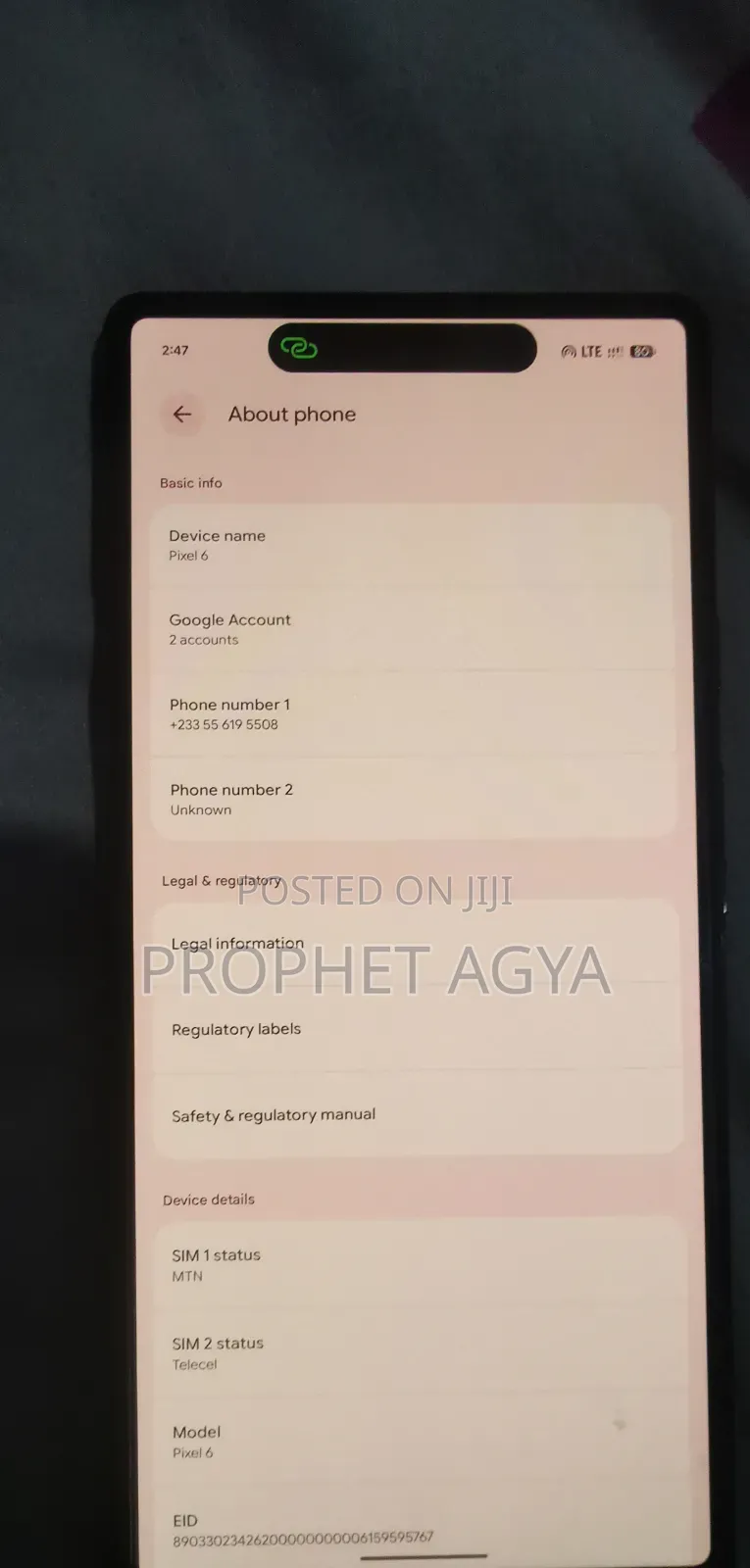 Google Pixel 6 128 GB Blue