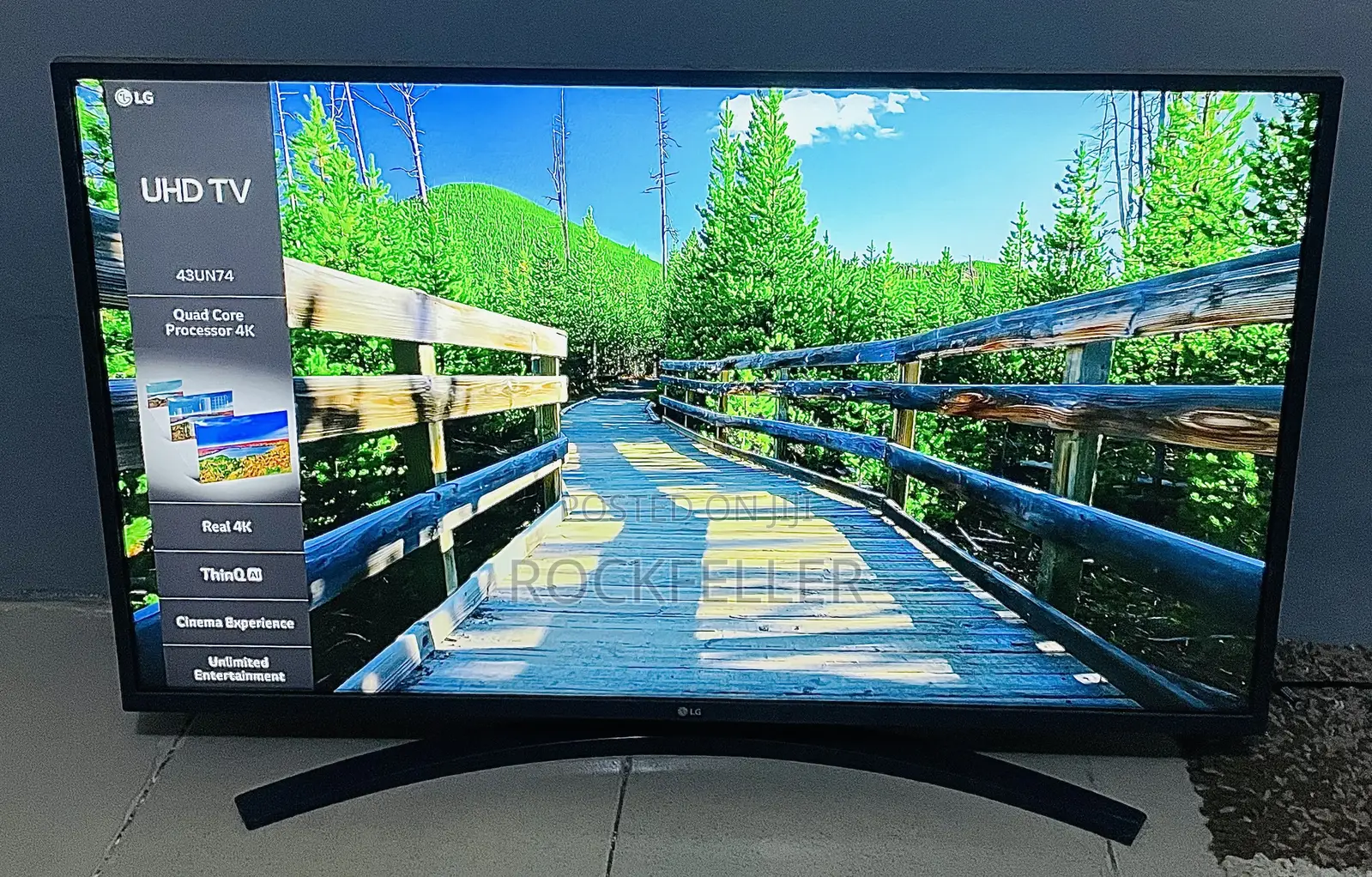 UK Used LG webOS ThinQ AI 4K UHD HDR Smart Satellite 43inches