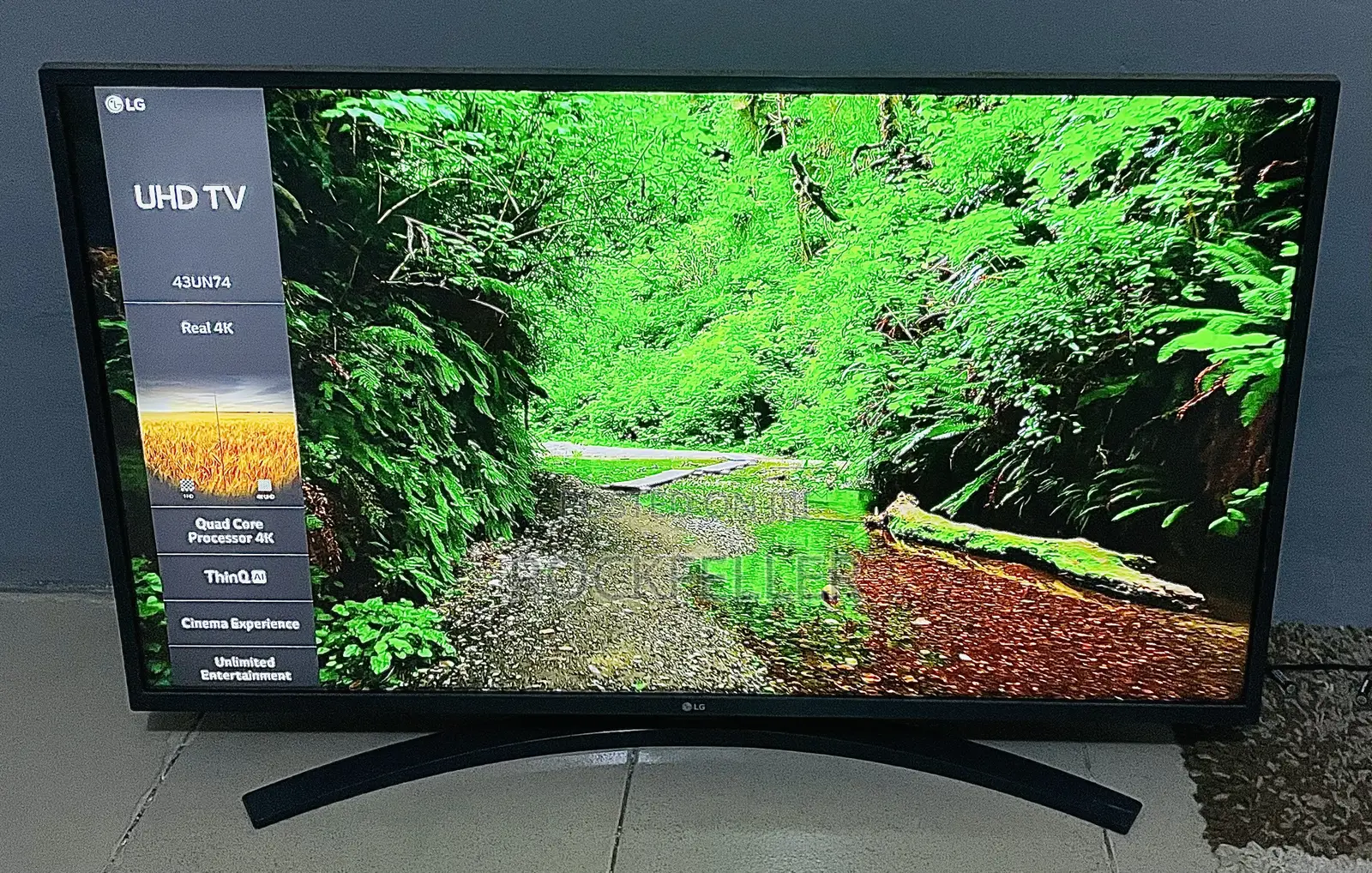 UK Used LG webOS ThinQ AI 4K UHD HDR Smart Satellite 43inches