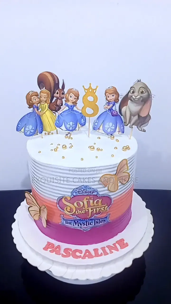 Sofia the First Character Cake