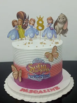 Sofia the First Character Cake