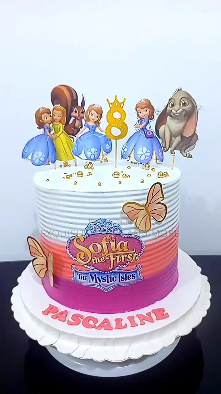 Sofia the First Character Cake