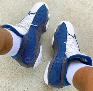 Jordan13 Blue and White
