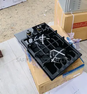Original Black 60cm Kenwood > 2 Gas Countertop Hob