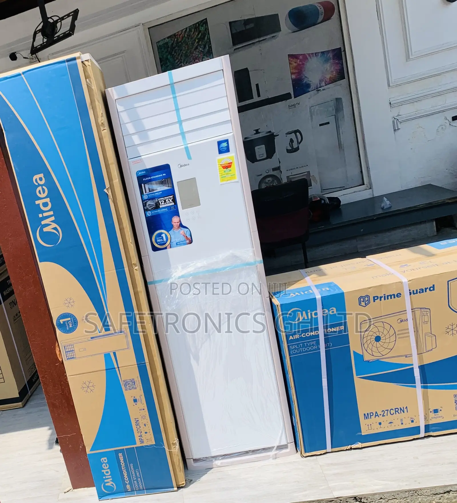 Super Cooling << 3.0 Horsepower Floor Standing Midea AC