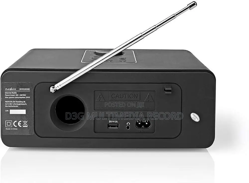 Nedis Internet Radio 45w DAB/FM/BT