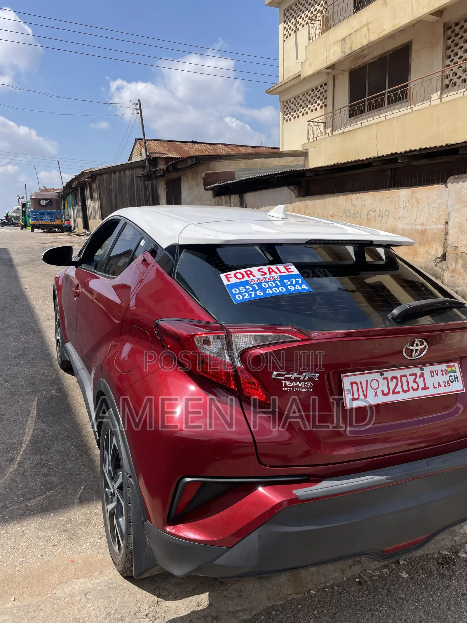 Toyota C-HR XLE Prermium FWD (2.0L 4cyl 2AM) 2018 Red