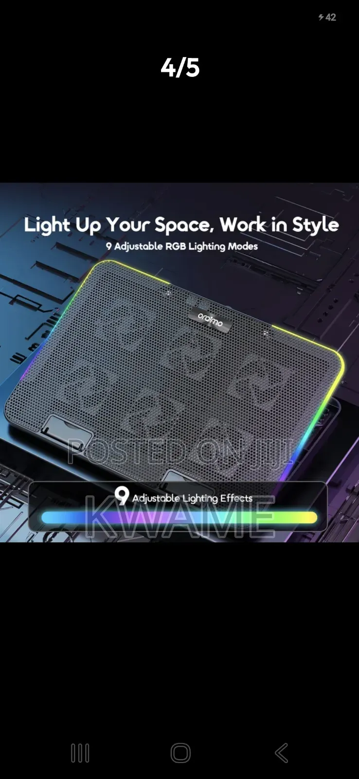 Dual USB Ports Laptop Cooler