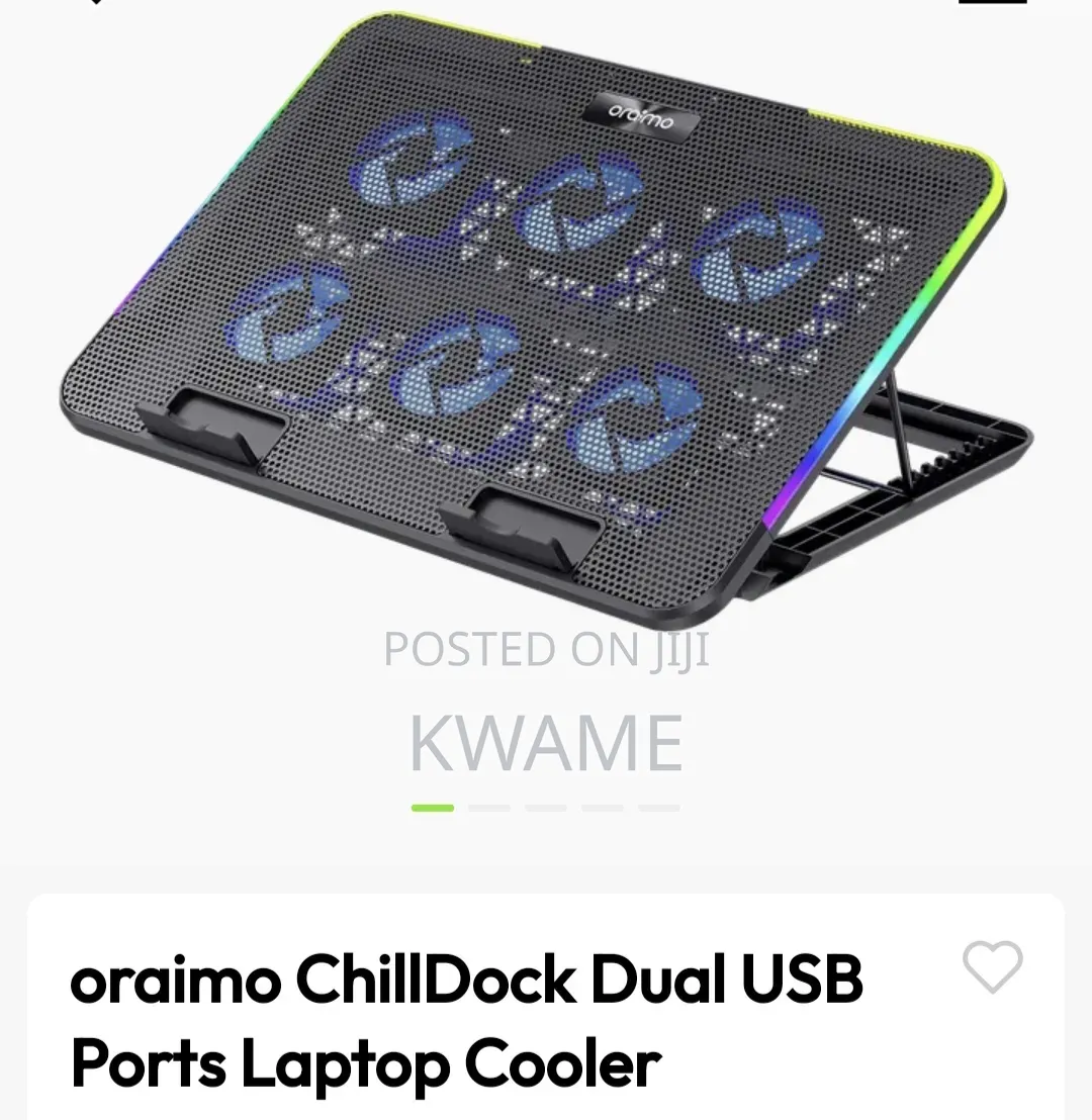 Dual USB Ports Laptop Cooler