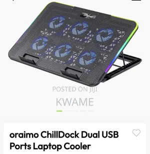 Dual USB Ports Laptop Cooler