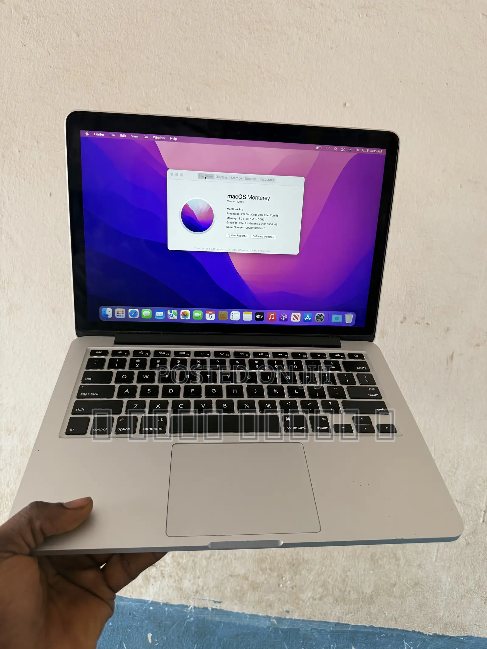 Laptop Apple MacBook 2015 8GB Intel Core i5 SSD 512GB