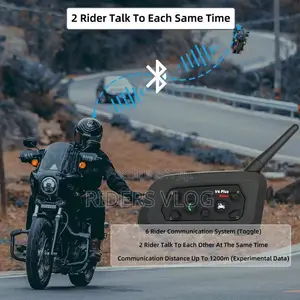 Motorcycle Headset ( V6 Plus Intercom