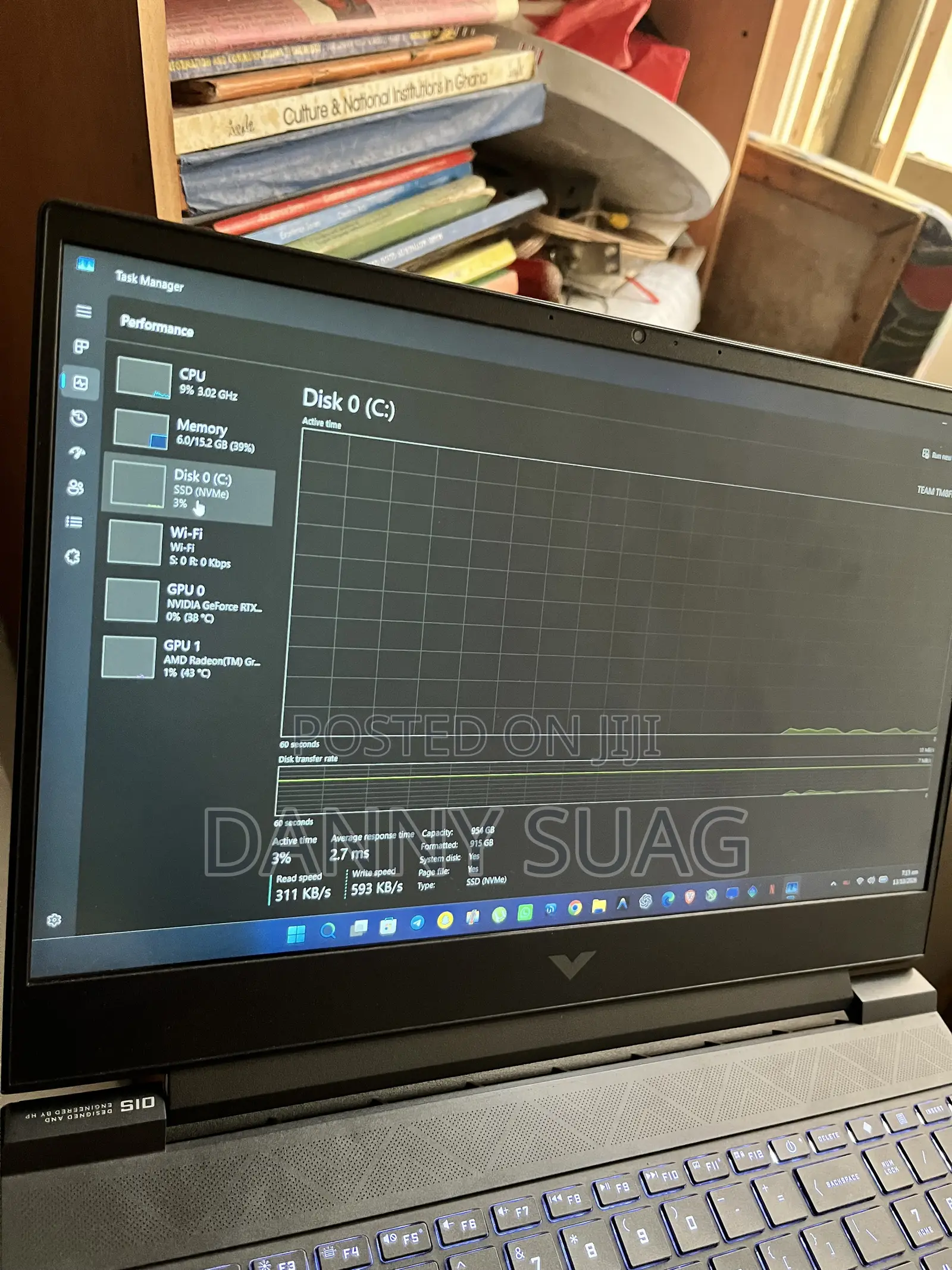 Laptop HP Victus 15 16GB AMD Ryzen 5 SSD 1T