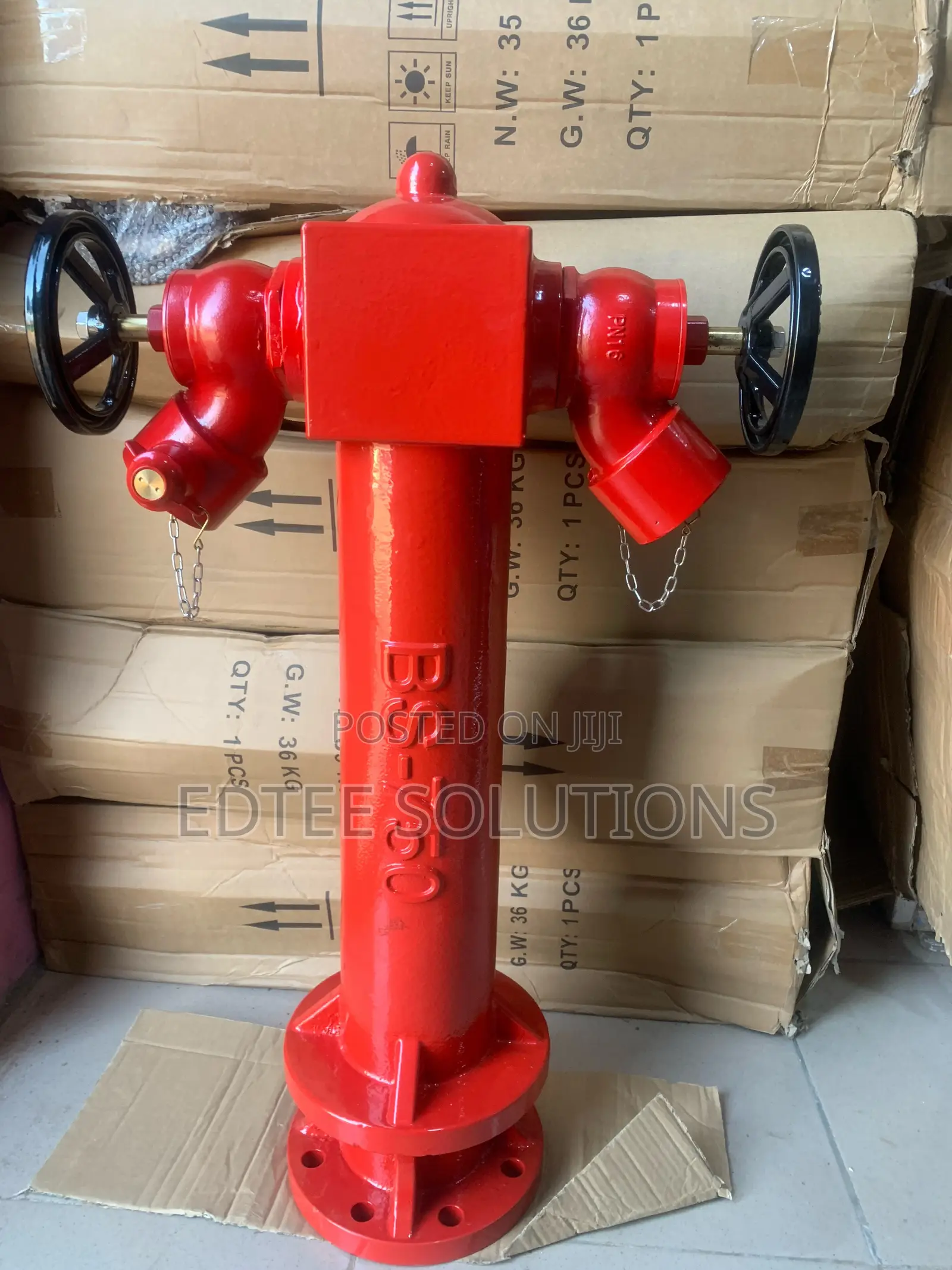 4” British Standard BS-750 2 Way(2.5”) Pillar Hydrant LPCB Approved