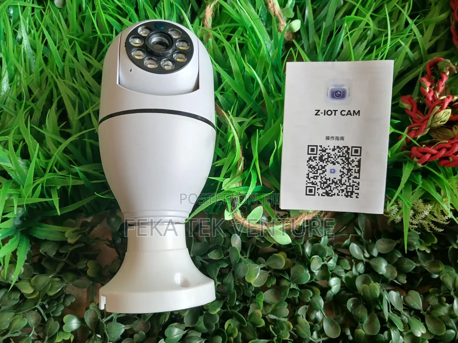 CCTV Wifi Bulb Camera 360 Degress