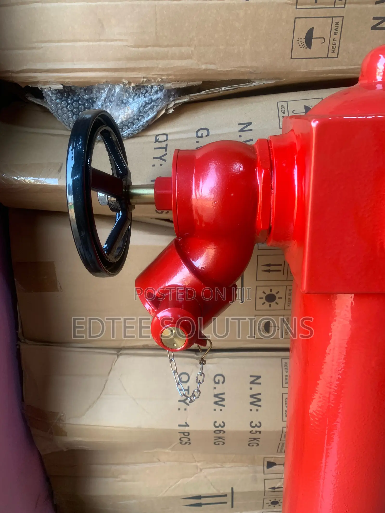 4” British Standard BS-750 2 Way(2.5”) Pillar Hydrant LPCB Approved