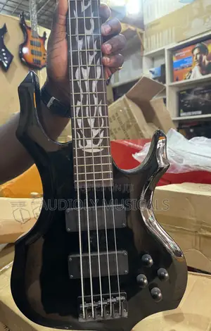 Black Peavey Passive Bass Guitar