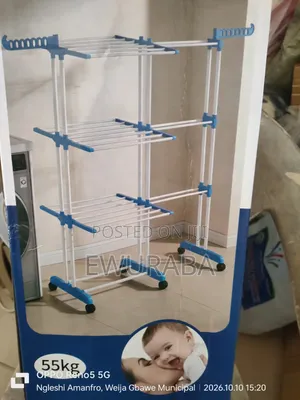 DOUBLE Expandable Foldable Clothes Dryer Rack
