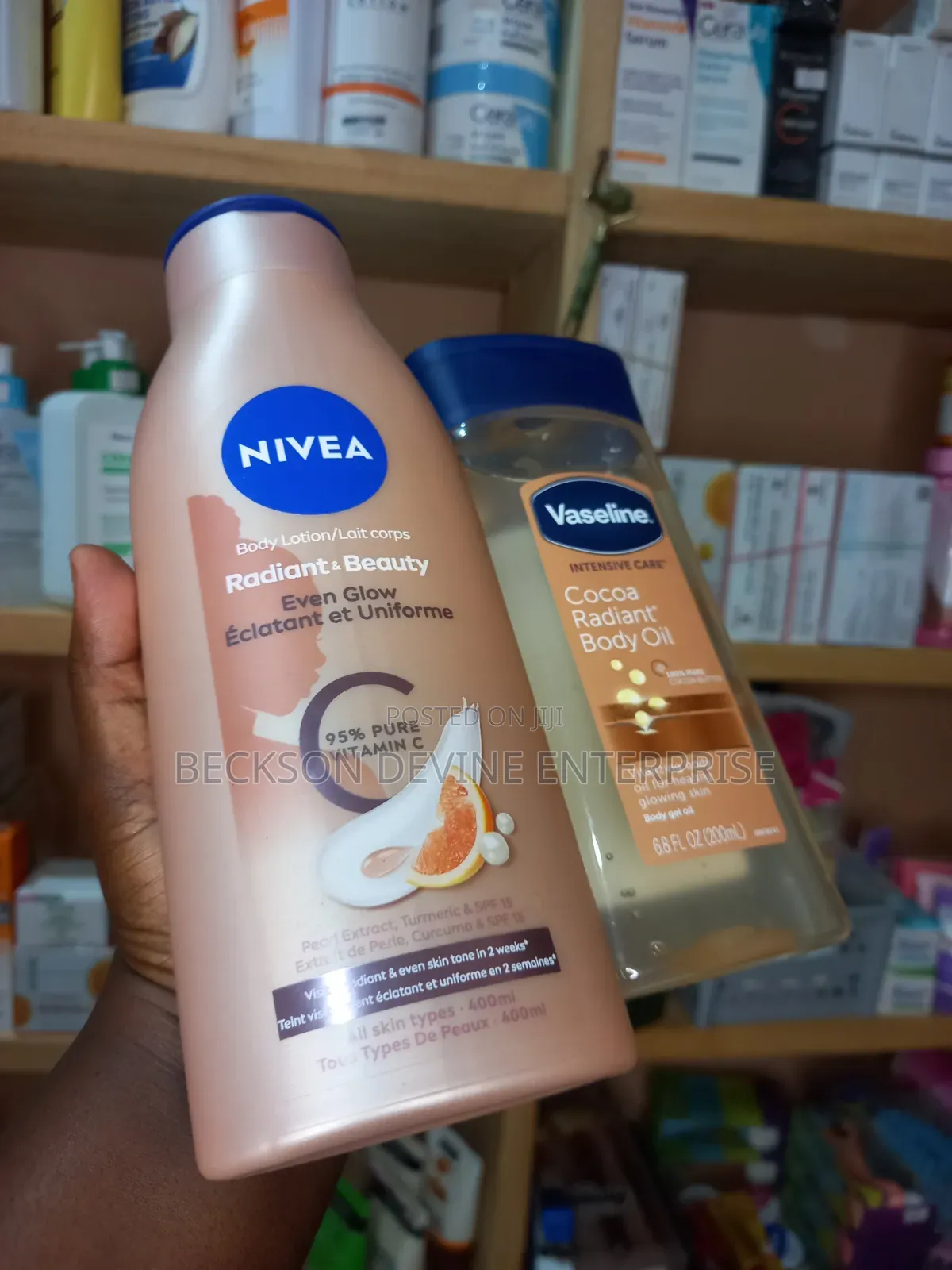 Nivea Lotion & Vaseline Cocoa Oil