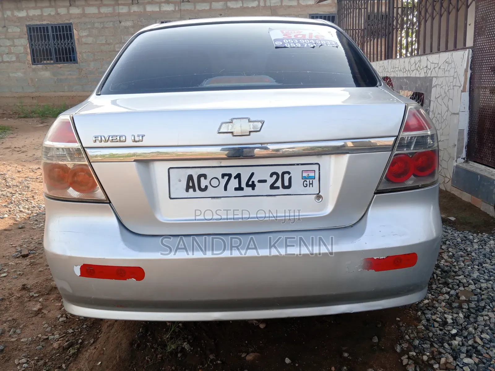 Chevrolet Aveo 2012 Silver